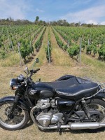 W650 mit Russenboot