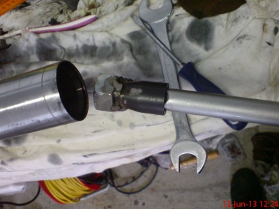 2 st. Verlängerungen 250mm mit 1/2&quot; draufgesteckt