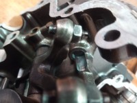 ...hier die kurze, offene Führung der Dekowelle